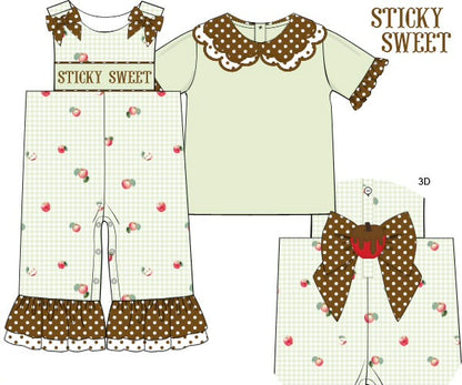 Sticky Sweet Overall Set