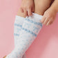Little Stocking Co. Blue Bow Socks
