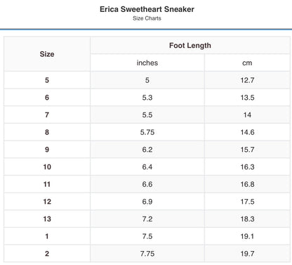 Erica Sneaker PREORDER