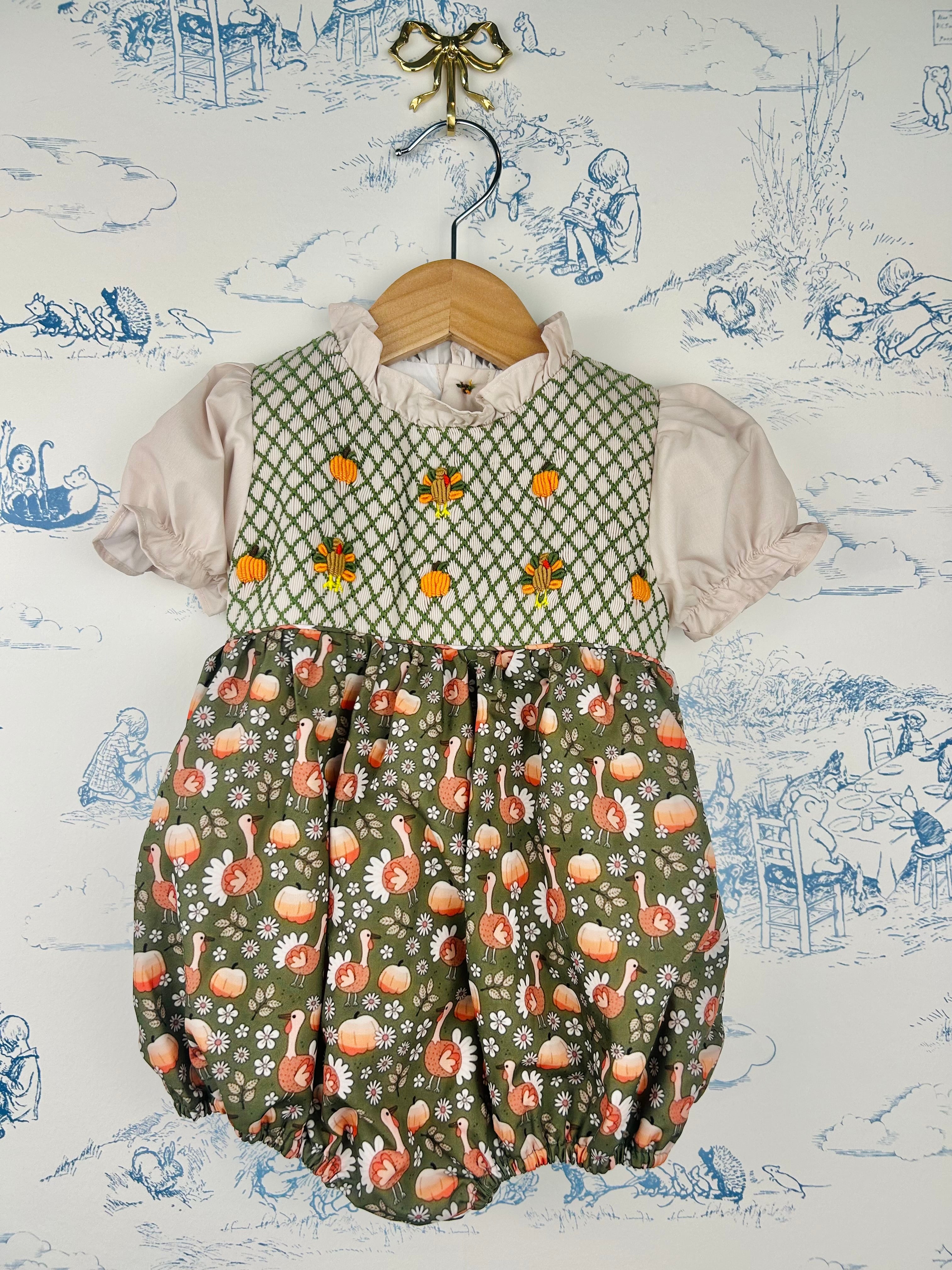 Turkey and Pumpkins Bubble