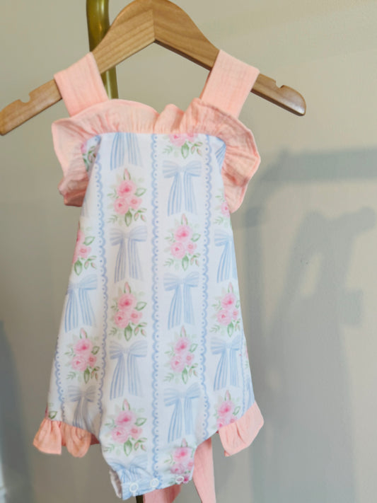 Pink Peony Sunsuit