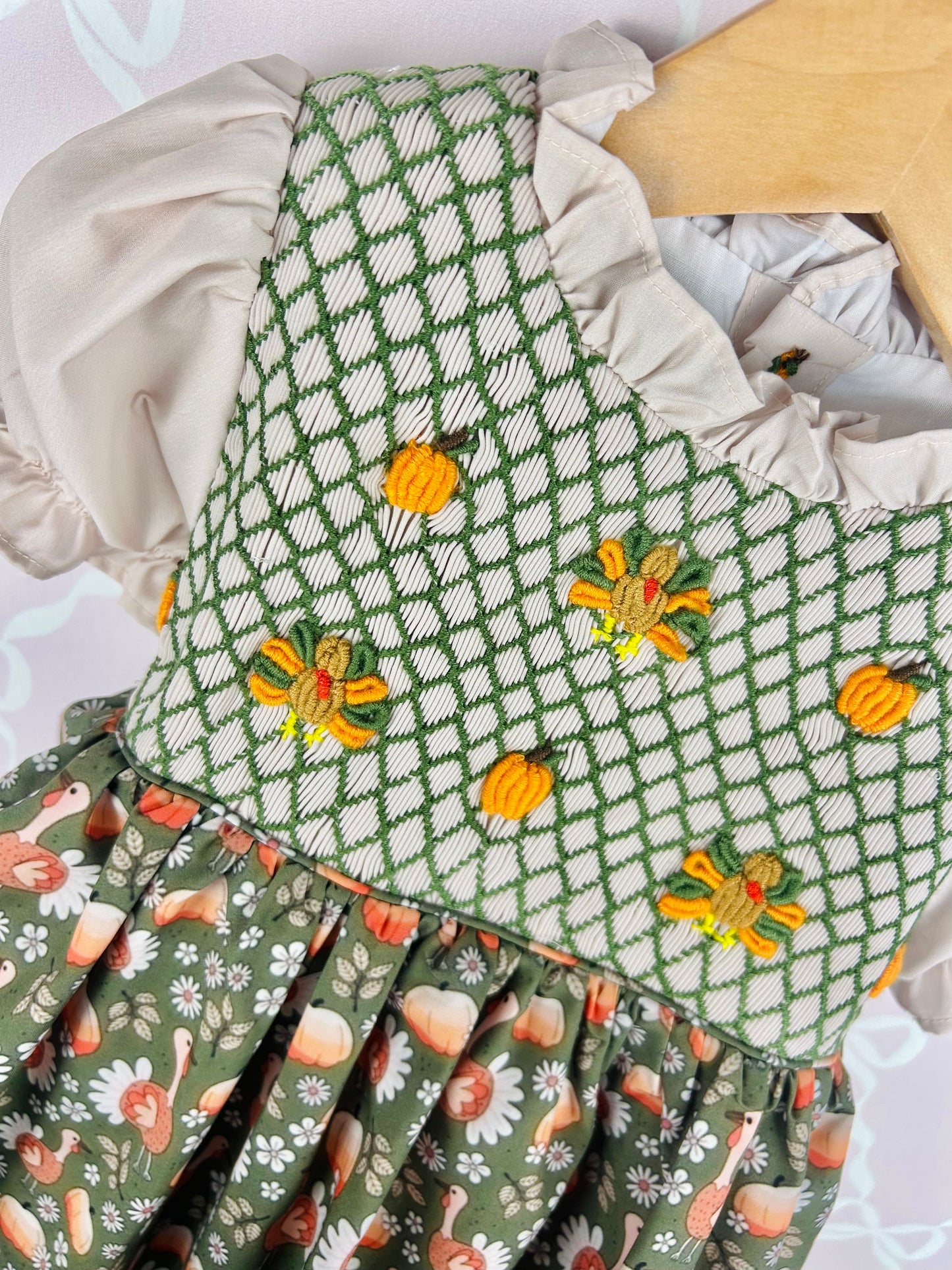 Turkey and Pumpkin Dress