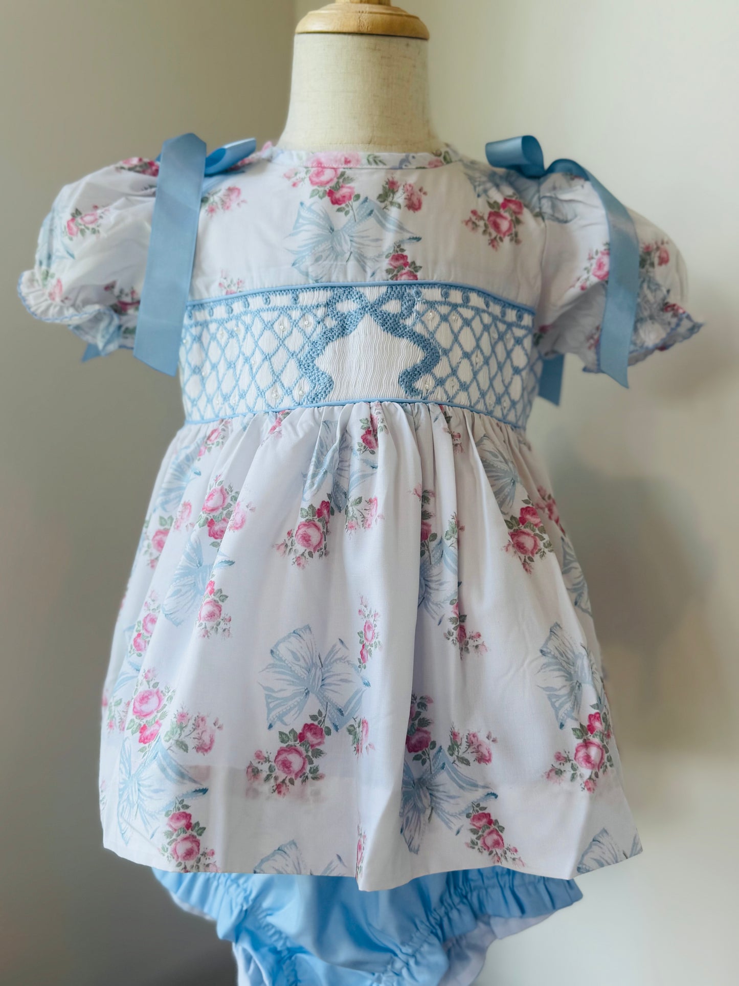 Beautiful in Blue Bloomer Set