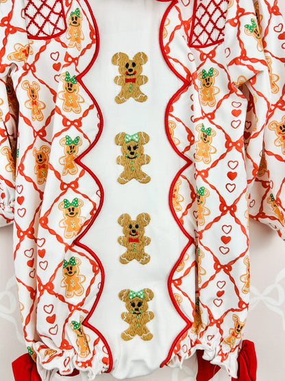 Gingerbread Mouse Girls Bubble