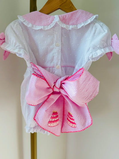 Birthday Girl Bow Bubble