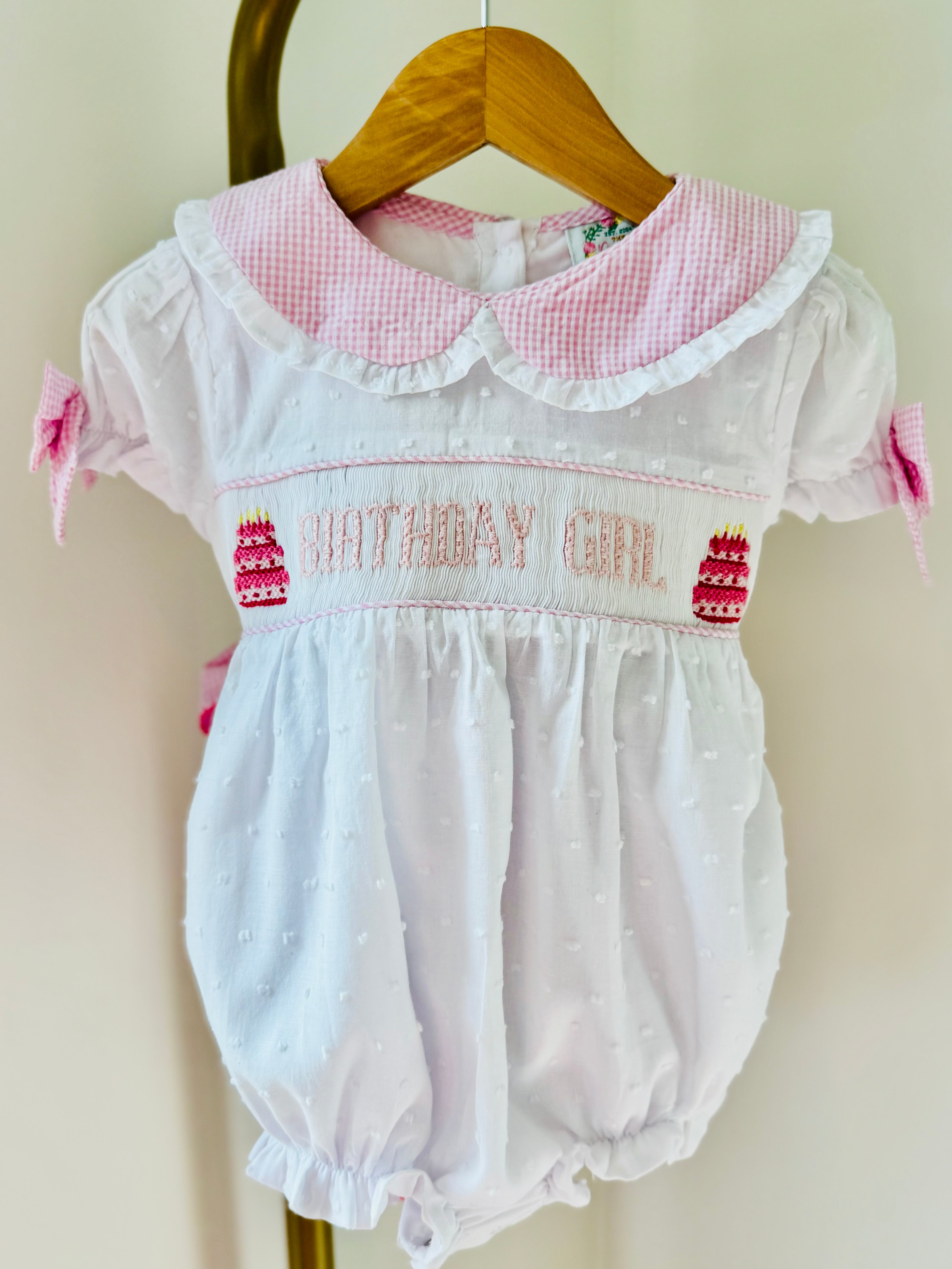 Birthday Girl Bow Bubble