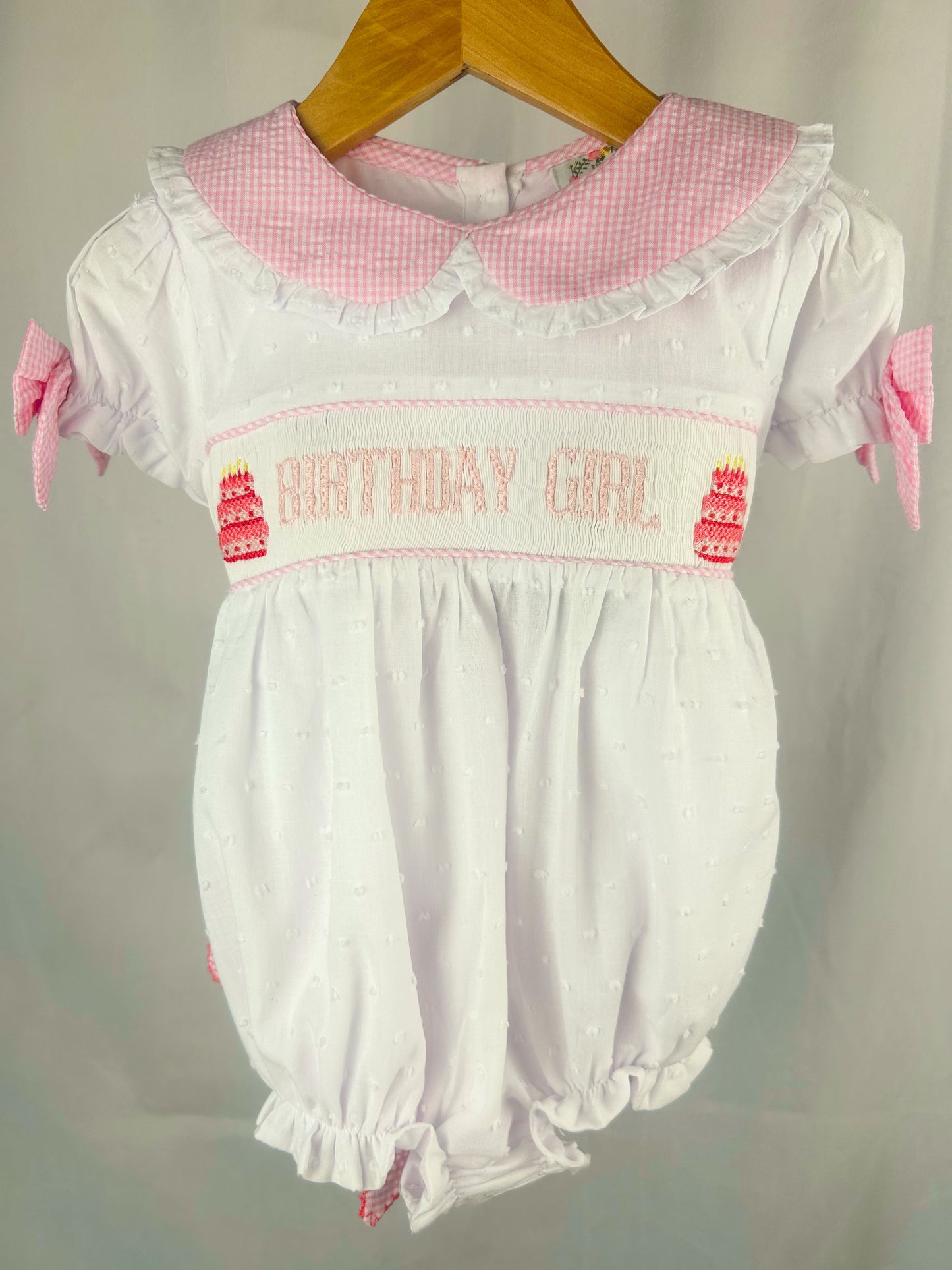 Birthday Girl Bow Bubble
