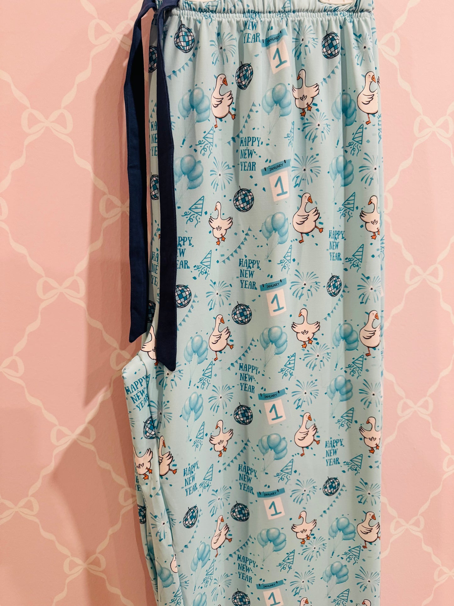 New Years Goose Dad Pajama Pants