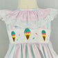 Ice Cream Bubble Shorts Set