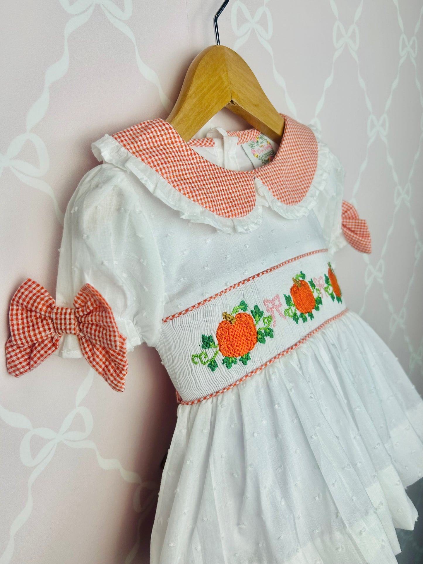 Pumpkin and Bows Bloomer Set