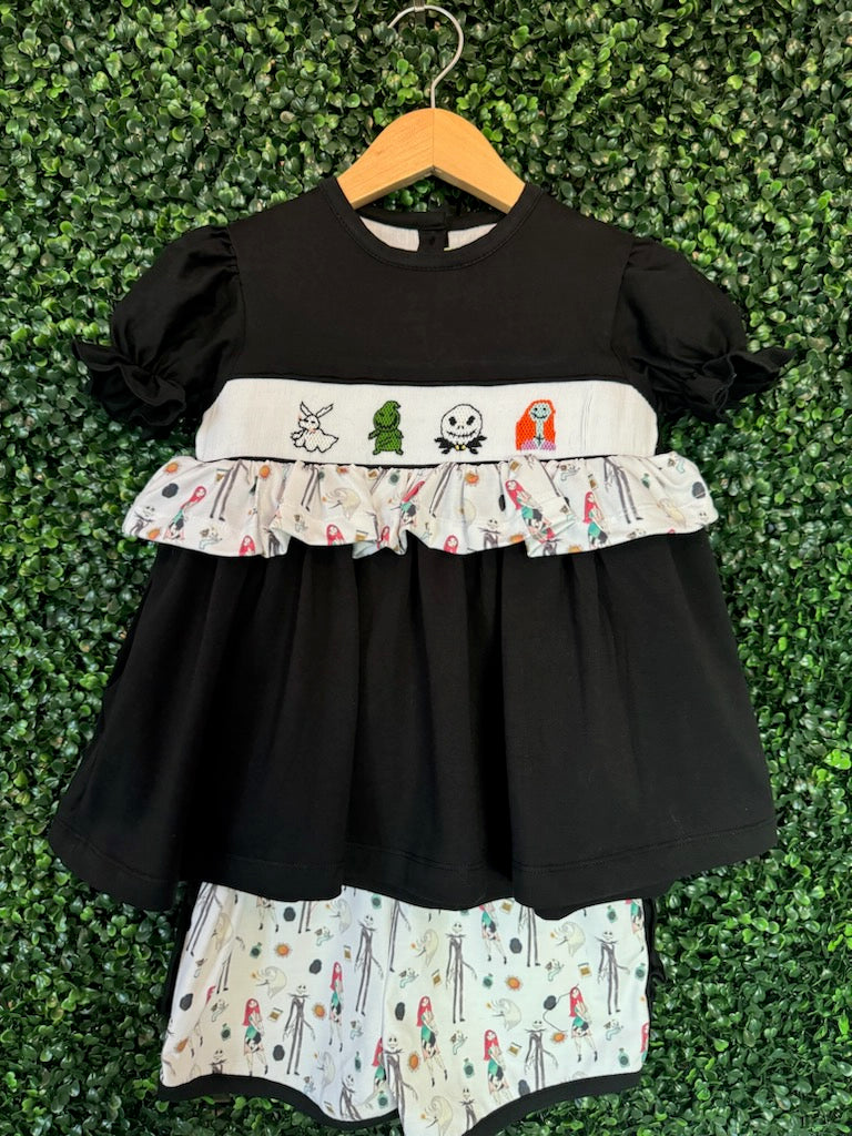 Jack and Sally 2 Piece Smock