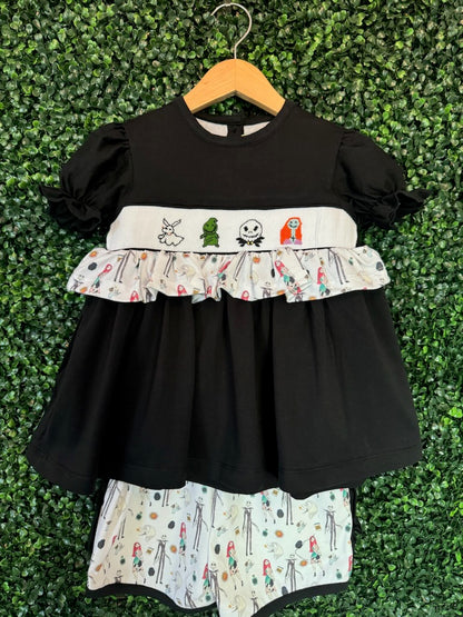 Jack and Sally 2 Piece Smock