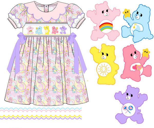 Care Bears Handsmocked Dress