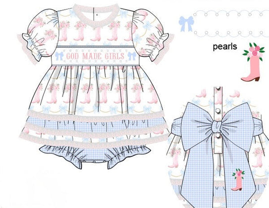 PO1230 God Made Girls Skirted Bubble PREORDER