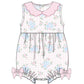 PO1230 Knit Floral and Checked Bubble PREORDER