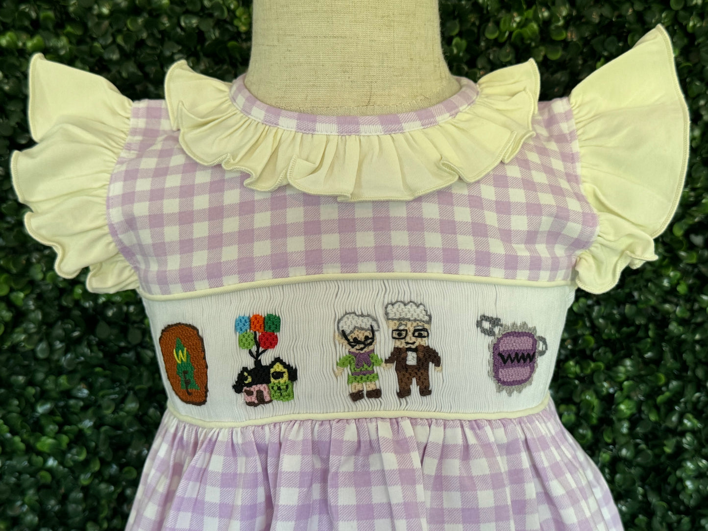 Up Hand Smocked Bloomers Set