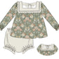 Sage Floral Bloomer