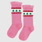 Little Stocking Co Christmas Tree Pink Socks