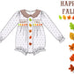 Happy Fall Swiss dot Bubble