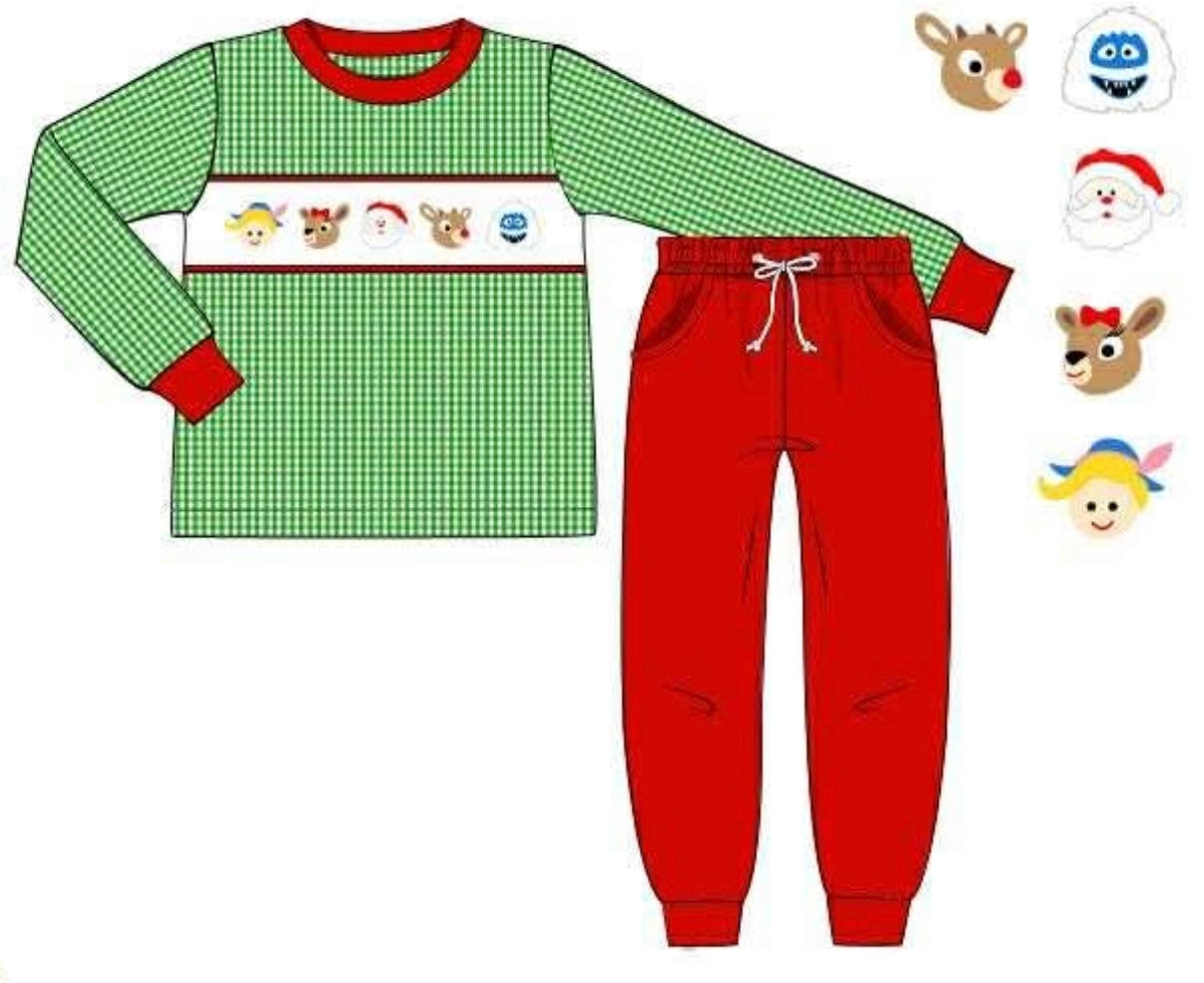 Rudolph Boys Pants Set