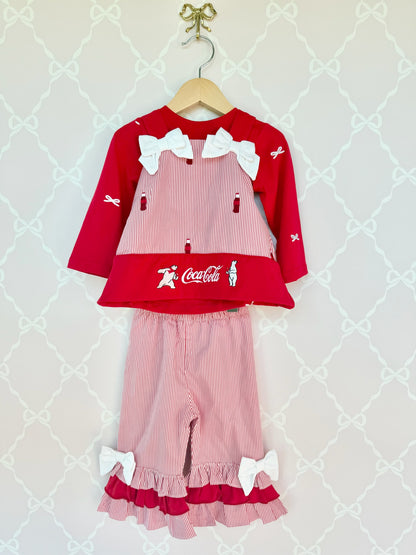 Beary Merry Sips Girls Pant Set