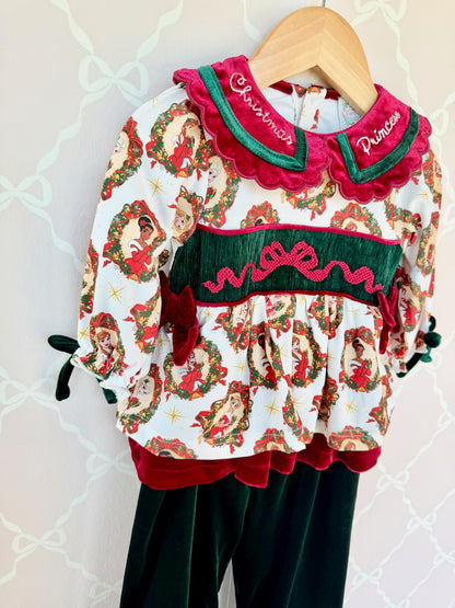Christmas Princess Pants Set