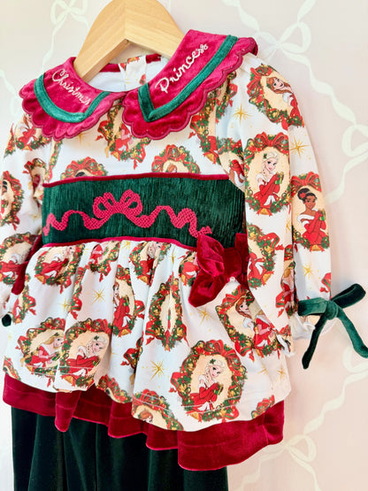 Christmas Princess Bloomer Set