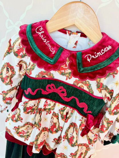 Christmas Princess Pants Set
