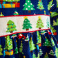 Christmas Tree Smocked Pants Set