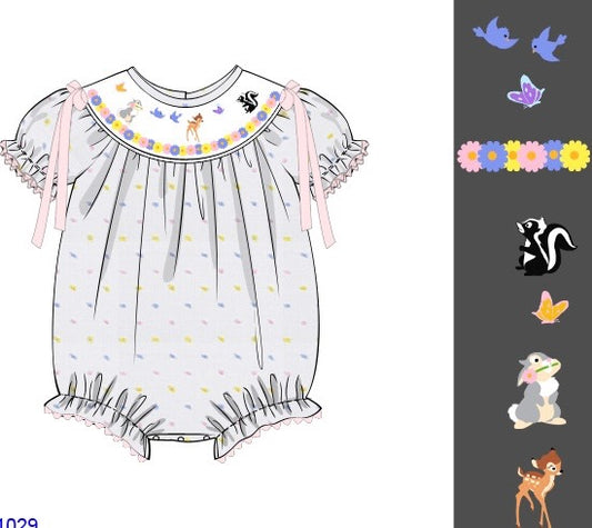 Bambi Smocked Bubble PREORDER