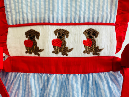 Puppy Love Valentine Dress