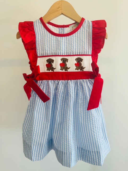 Puppy Love Valentine Dress