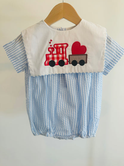 Love Train Embroidered Bubble