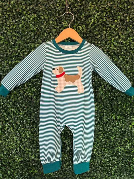 Dog Appliqué Romper