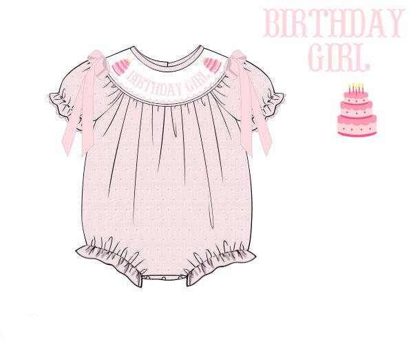 Birthday Girl Pink Bubble PREORDER