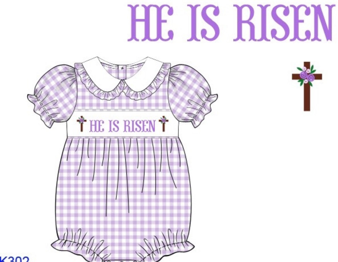 He Is Risen Girl Bubble PREORDER