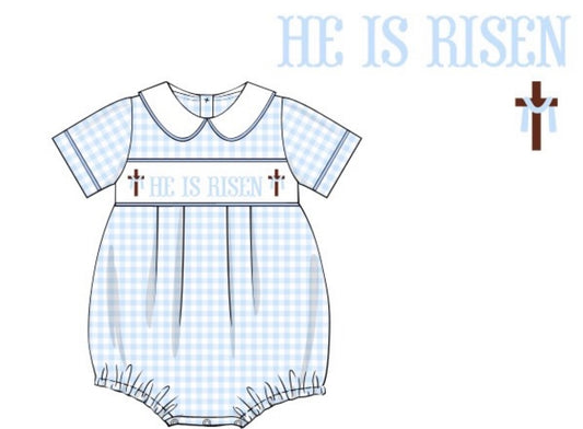 He Is Risen Boys Bubble PREORDER