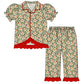 Vintage Santa Girl 2-Piece