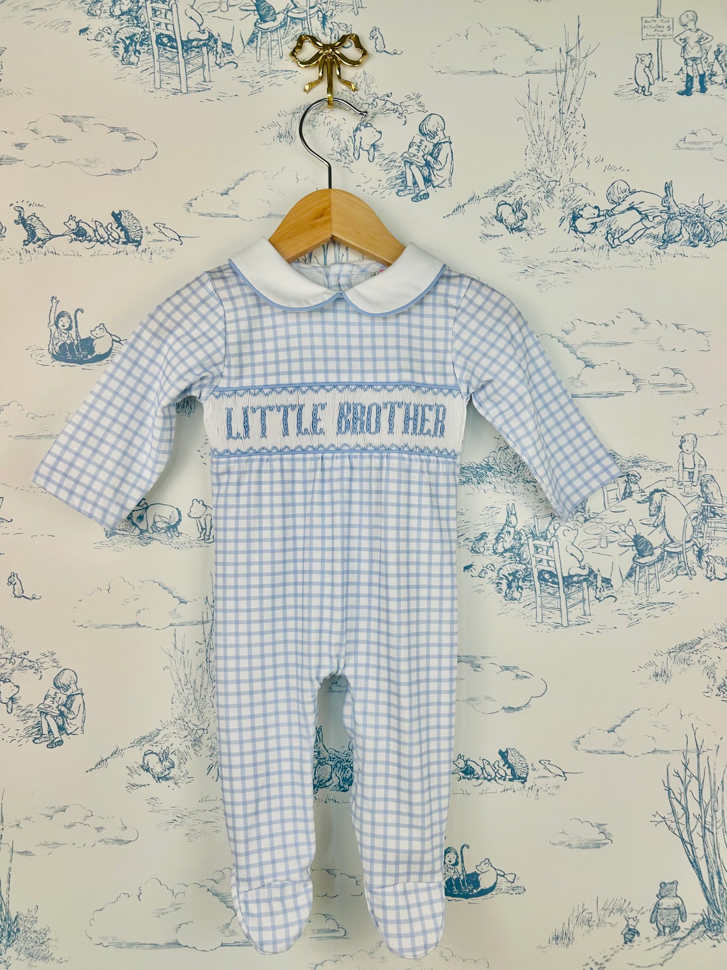 Little Brother Footed Romper