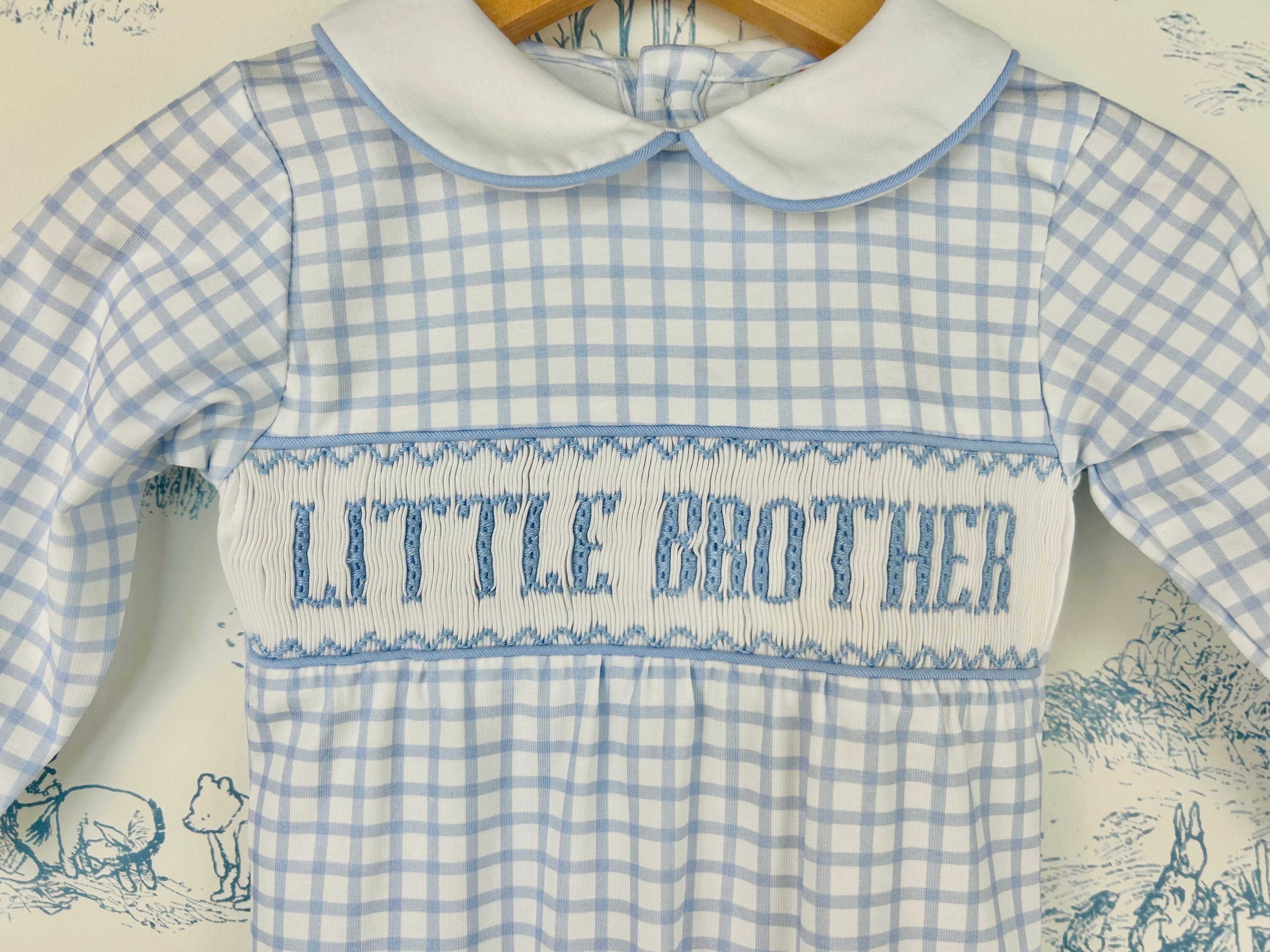 Little Brother Footed Romper