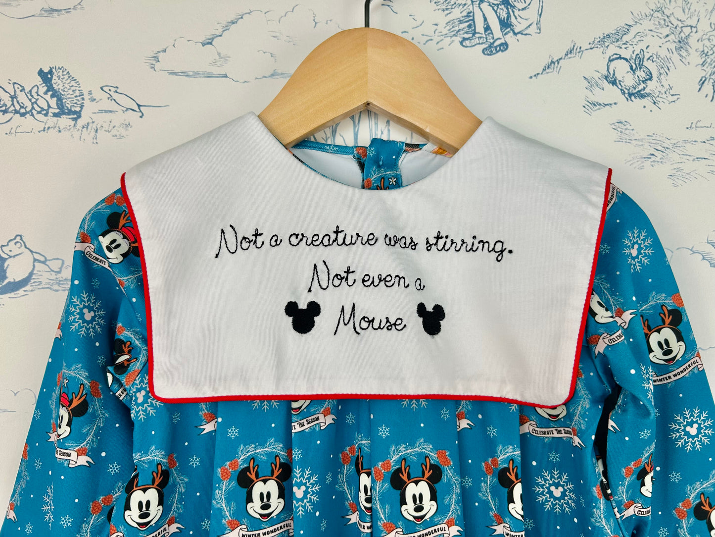 Mouse Christmas Boys Romper