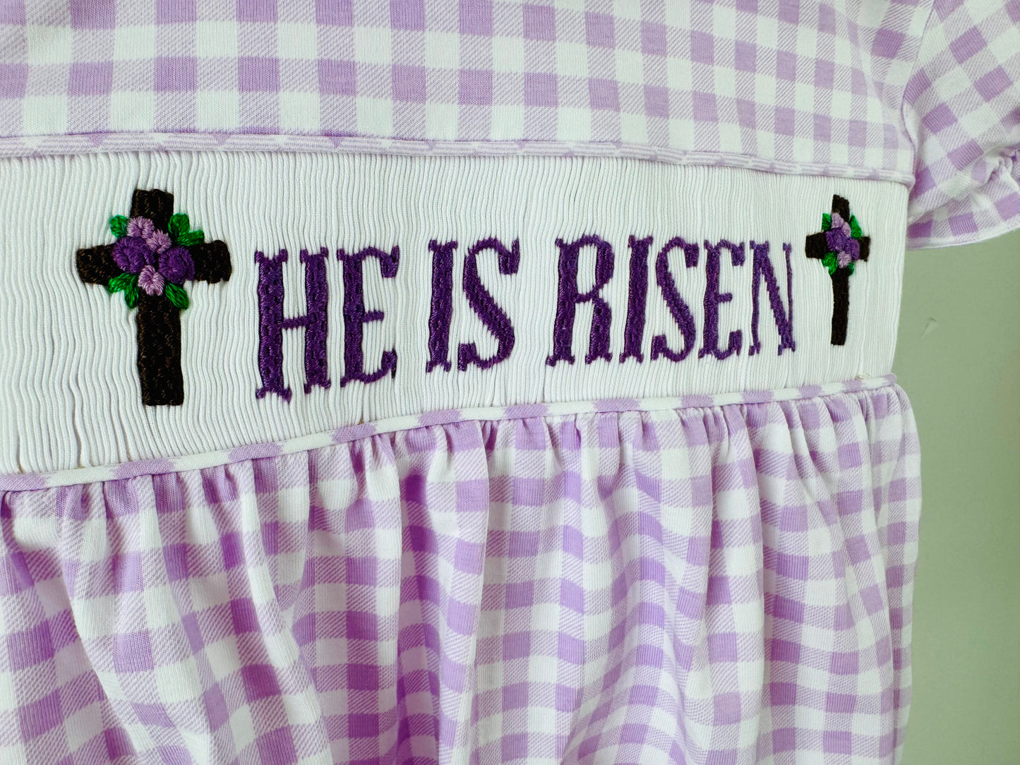 He Is Risen Girl Bubble