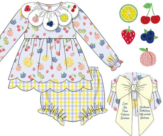 PO1228 Fruits of The Spirit Bloomer Set PREORDER