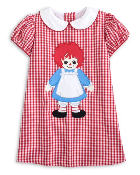 Raggedy Ann Embroidered Dress