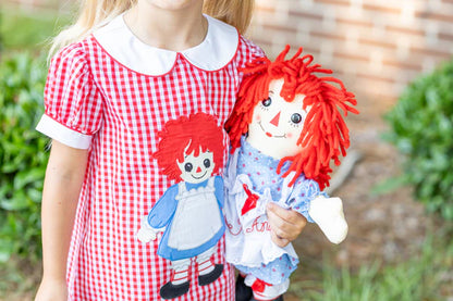 Raggedy Ann Embroidered Dress