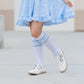 Little Stocking Co. Blue Bow Socks