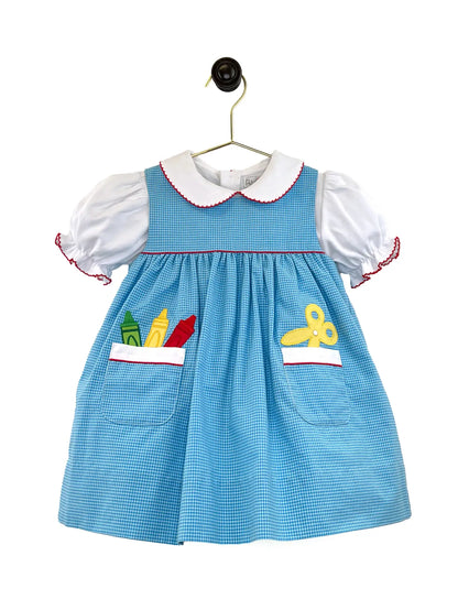 Crayon Applique Dress