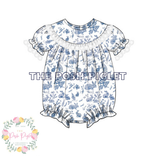 Blue Easter Toile PREORDER